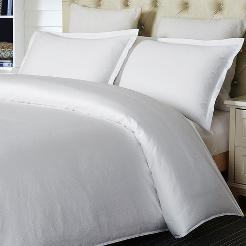 Athena Swiss Dots 500 TC Bed Linen & Duvet Cover Set HT