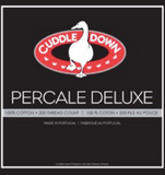 Percale Deluxe CD Pillow Cases & Pillow Shams