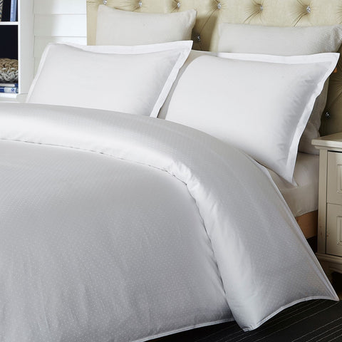 Athena Swiss Dots 400 TC Bed Linen & Duvet Cover Set HT