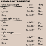 Aurora Duvet
